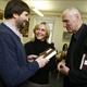 Divadlo Na Jezerce Othello prvni ctena zkouska Jan Hrusinsky Miluse Splechtova a Martin Hilsky foto Ivan Kahun